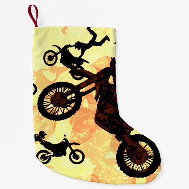 Petite Chaussette De Noël Oser voler - Motocross Stunts (Devant)