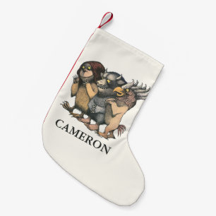Petite Chaussette De Noël Où sont les monstres ?   Ajoutez votre nom