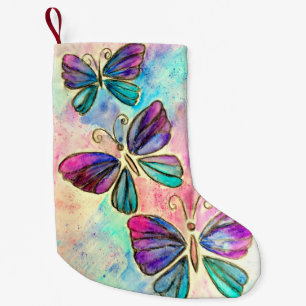 Petite Chaussette De Noël Papillons volants Noël Stocker