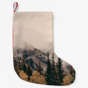 Petite Chaussette De Noël Parc national Banff - montagnes brumeuses et forêt