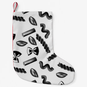 Petite Chaussette De Noël Pâtes Diversité Grises Alimentation Italienne Oe