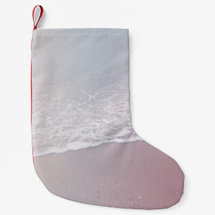 Petite Chaussette De Noël Paysage photo de bord de mer