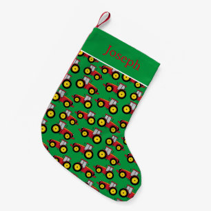 Petite Chaussette De Noël Paysan fermier petits tracteurs Agriculture Motif