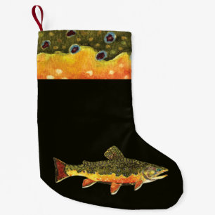 Petite Chaussette De Noël Pêche à la truite