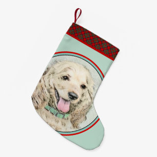 Petite Chaussette De Noël Peinture à la boule de Cocker Spaniel - Art origi