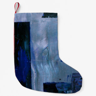 Petite Chaussette De Noël Peinture Abstraite