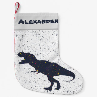 Petite Chaussette De Noël Peinture de collage T-Rex Stocks de Noël personnal