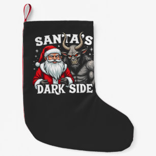 Petite Chaussette De Noël Père Noël Dark Side Christmas Père Noël Krampus De
