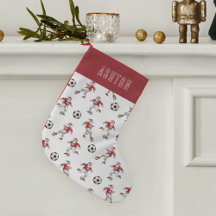 Père Noël de football personnalisé