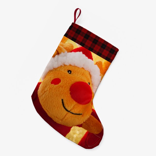 PETITE CHAUSSETTE DE NOËL PÈRE NOËL RUDOLPH XMAS (Devant (Accrochage))