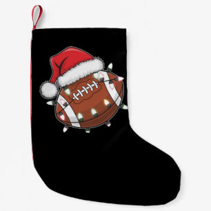 Petite Chaussette De Noël Père Noël Sports Homme Joueur de football de Noël