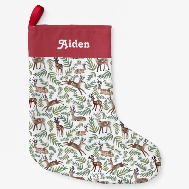 Petite Chaussette De Noël Personnalisé | Loved Dearly (Devant)