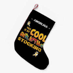 Petite Chaussette De Noël Personnalisé VOICI MON Halloween CHRÉTIEN COOL