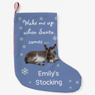 Petite Chaussette De Noël Petit Âne