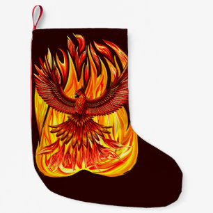 Petite Chaussette De Noël Phoenix mythologique immortelle Créature