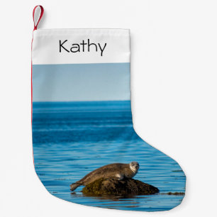 Petite Chaussette De Noël Phoque commun de l'Atlantique