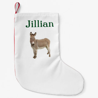 Petite Chaussette De Noël Photo de Burro à Donkey Cute