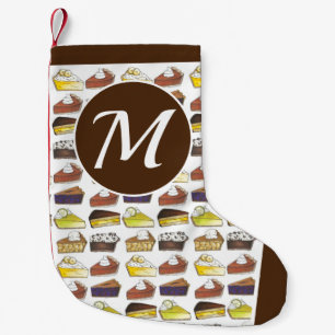 Petite Chaussette De Noël Pie Citrouille social Clé Lime Blueberry Pomme Sli