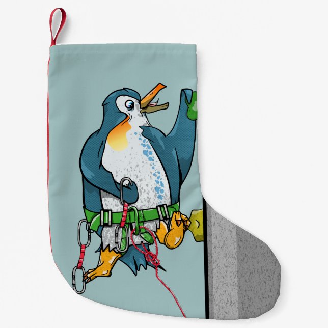 Petite Chaussette De Noël Pingouin (Devant)