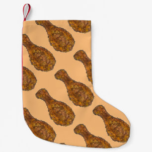 Petite Chaussette De Noël Poignée de poulet frit baton Soul Aliments Pique-n