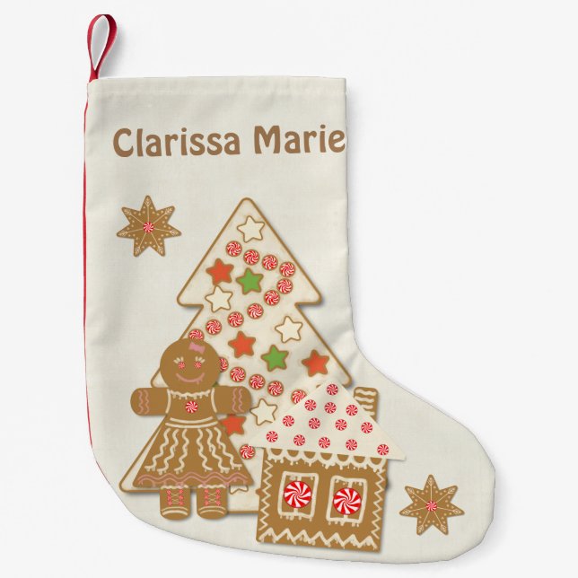 Petite Chaussette De Noël Pôle Nord (Devant)