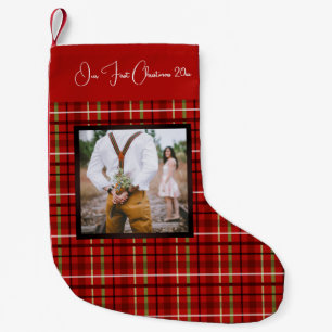 Petite Chaussette De Noël Première photo de Noël,