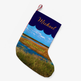 Petite Chaussette De Noël Reflets du ciel dans les marais de Floride