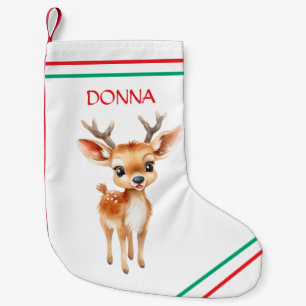 PETITE CHAUSSETTE DE NOËL REINDEER NOËL STOCKAGE
