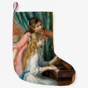 Petite Chaussette De Noël Renoir Girls at the Piano Impressionism Painting