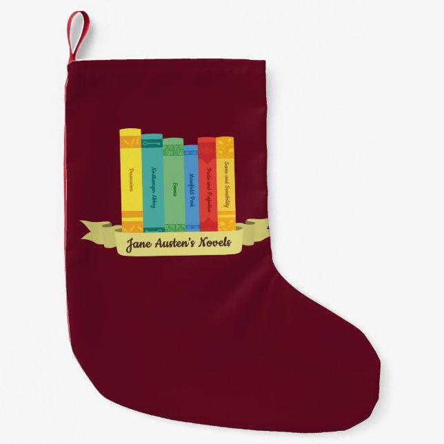 Petite Chaussette De Noël Roman de Jane Austen III (Devant)