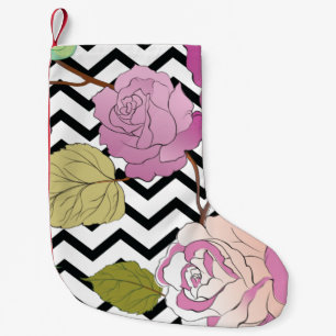 Petite Chaussette De Noël Rose 27