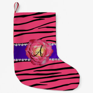 Petite Chaussette De Noël rose rose rose rose rose monogramme