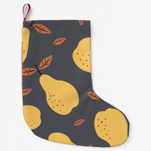 Petite Chaussette De Noël Seamless pattern with pears. Fruits light modern t