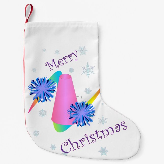 Petite Chaussette De Noël Séjour de Noël Pom-pom girl (Devant)