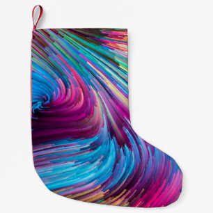 Petite Chaussette De Noël Série Color In Motion. Arrière - plan design de li