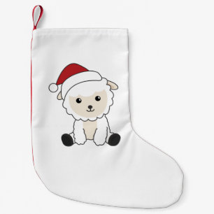 Petite Chaussette De Noël Sheep Christmas Snow Winter Animals Sheeps Adult C
