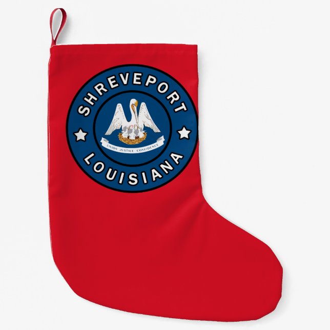 Petite Chaussette De Noël Shreveport Louisiane (Devant)