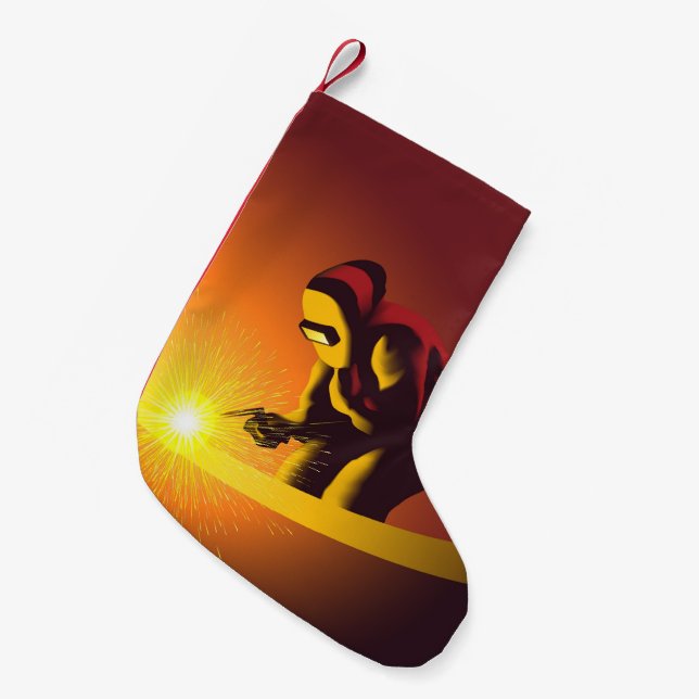 Petite Chaussette De Noël Soudage (Devant (Accrochage))