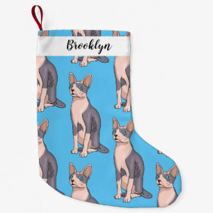 Petite Chaussette De Noël Sphynx cat