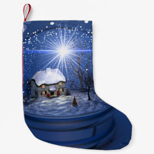 Petite Chaussette De Noël Starlight Globe Noël Stocker