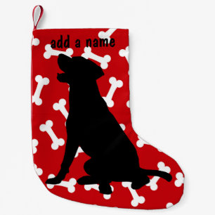 Petite Chaussette De Noël Stockage de labrador retriever