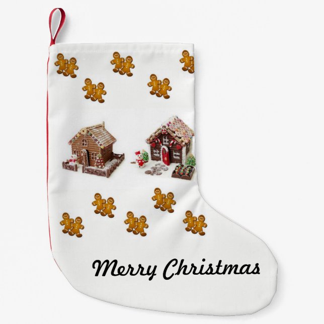 Petite Chaussette De Noël Stockage de Noël (Devant)