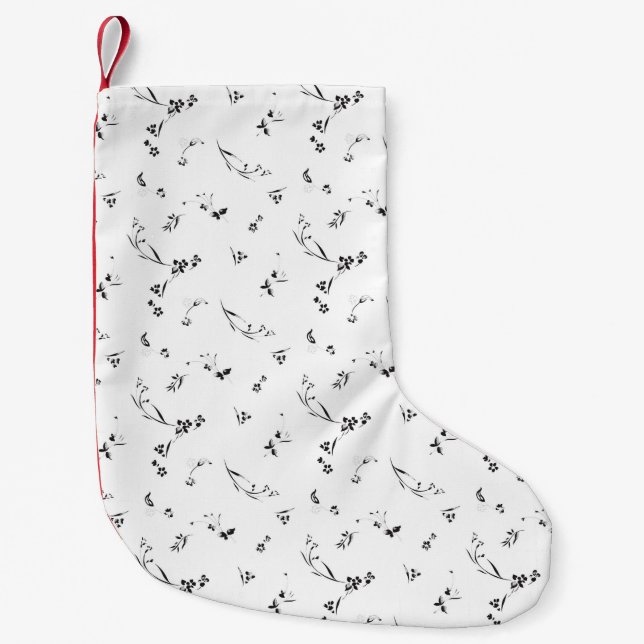 Petite Chaussette De Noël Stockage de Noël (Devant)