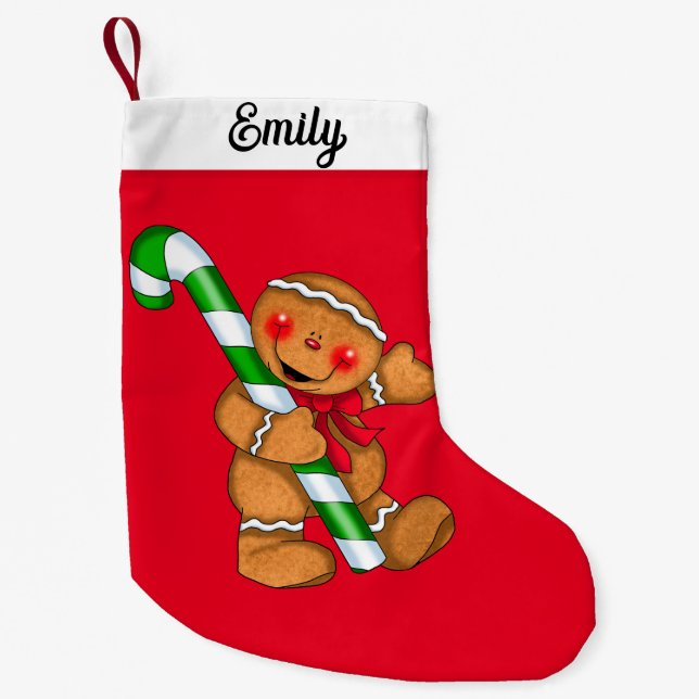 Petite Chaussette De Noël Stockage de Noël (Devant)