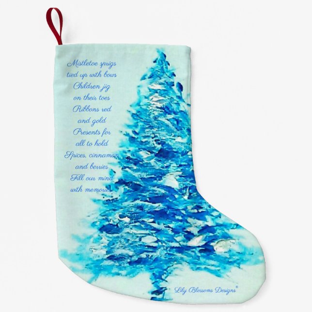 Petite Chaussette De Noël Stockage de Noël (Devant)