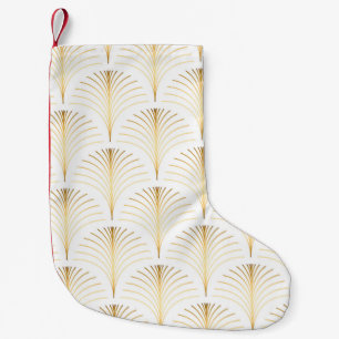 Petite Chaussette De Noël Style vintage élégant art floral déco répéteur ven