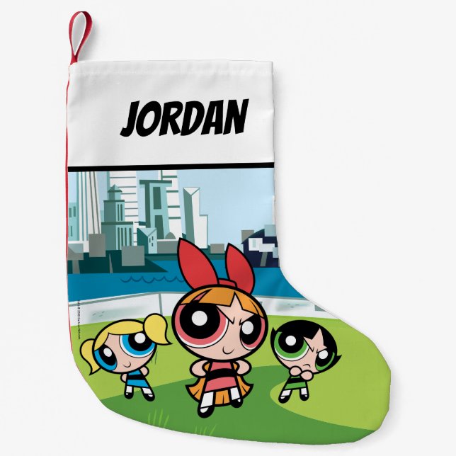 Petite Chaussette De Noël Super Fierce pour les filles puissantes (Devant)