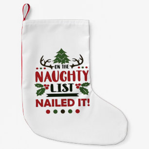 Petite Chaussette De Noël Sur La Liste Coquine Nail It Funny Christmas