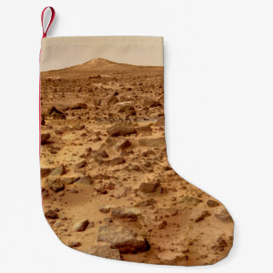Petite Chaussette De Noël Surface rocheuse de la planète Mars