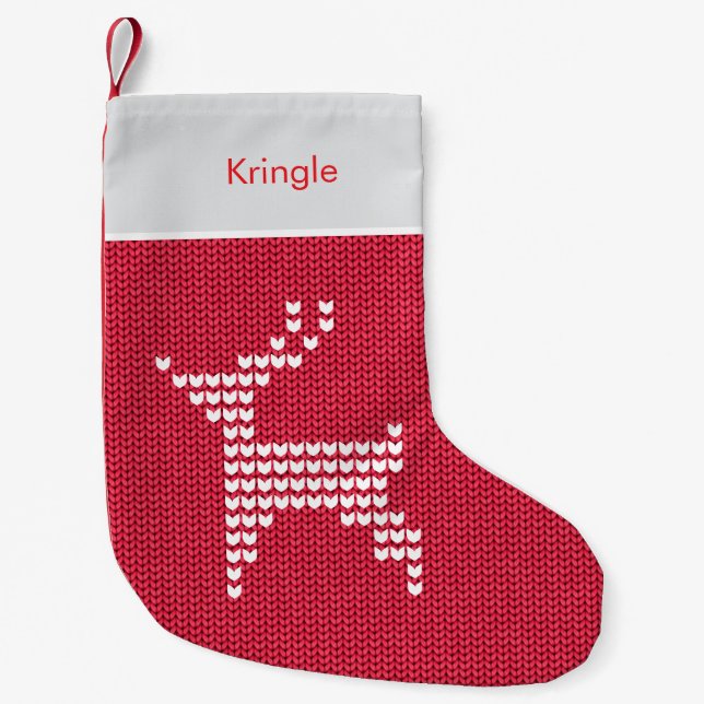 Petite Chaussette De Noël Sweat de Noël Reindeer (Devant)